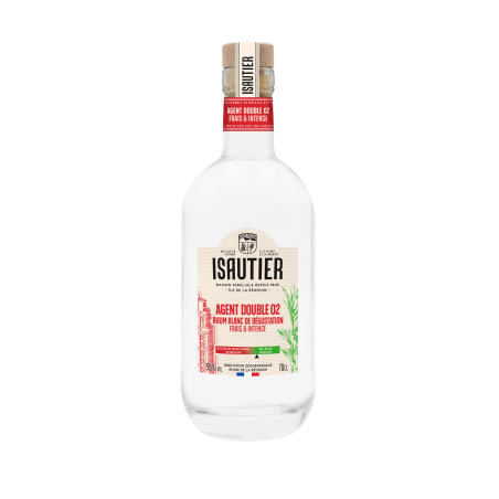 ISAUTIER - RHUM BLANC - AGENT DOUBLE 02 - 55% - 70CL