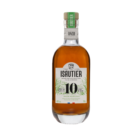 ISAUTIER - RHUM VIEUX - 10 ANS - 40% - 70CL