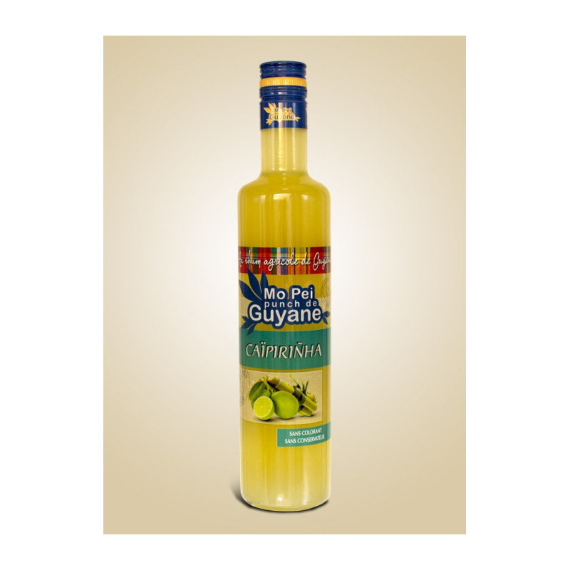 DÉLICES DE GUYANE - MO PEYI PUNCH - CAÏPIRINHA - 18% - 50CL DÉLICES DE GUYANE - MO PEYI PUNCH - CAÏPIRINHA - 18% - 50CL