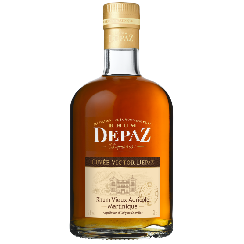 DEPAZ - RHUM VIEUX - CUVÉE VICTOR DEPAZ - 41% - 70CL