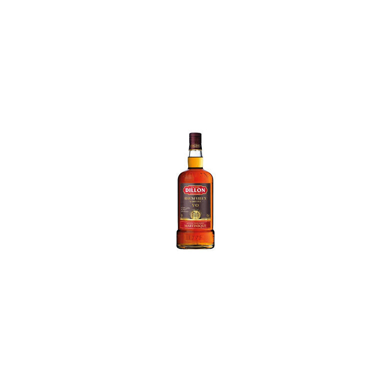 DILLON - RHUM VIEUX - VO - 43% - 70CL DILLON - RHUM VIEUX - VO - 43% - 70CL