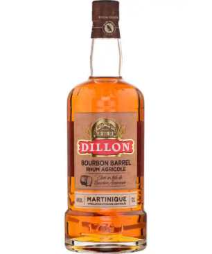 DILLON - RHUM AMBRÉ - BOURBON BARREL - 41% - 70CL
