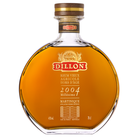 DILLON - RHUM VIEUX - 2004 - 43% - 70CL