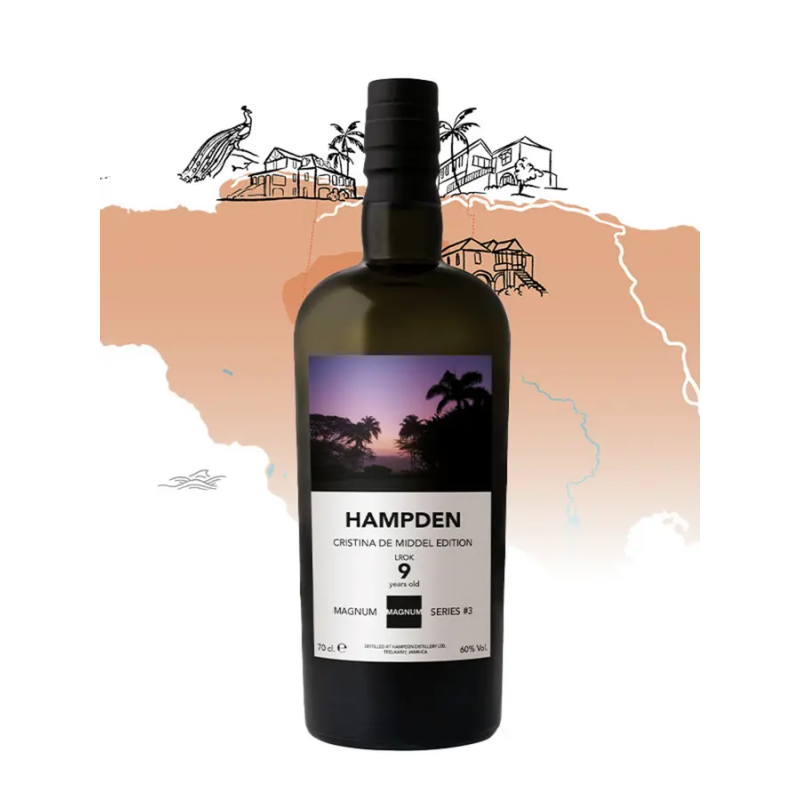 HAMPDEN - MAGNUM SERIES 3 - 9 ANS - LROK - 60% - 70CL HAMPDEN - MAGNUM SERIES 3 - 9 ANS - LROK - 60% - 70CL