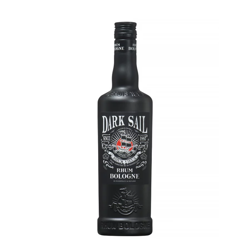 BOLOGNE - RHUM VIEUX - DARK SAIL - 43% - 70CL BOLOGNE - RHUM VIEUX - DARK SAIL - 43% - 70CL