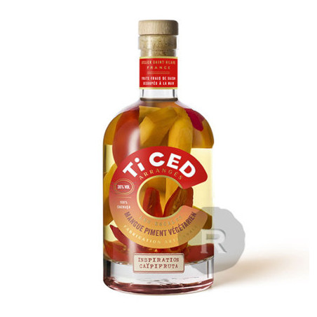 TI CED - CHAÇA - MANGUE PIMENT VÉGÉTARIEN - 36% - 70CL