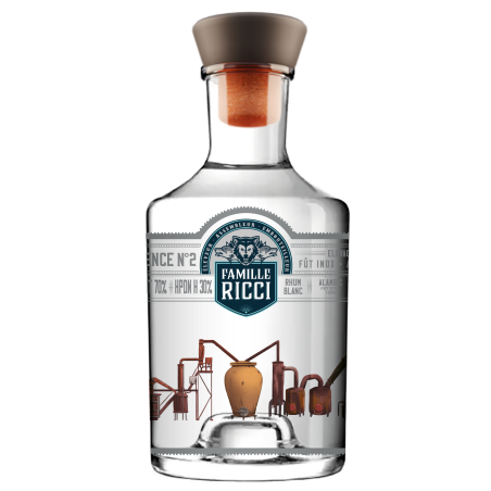 FAMILLE RICCI - RHUM BLANC - DIVERGENCE N°2 - 55% - 50CL