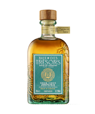 BAIE DES TRESORS - RHUM VIEUX - BRIN D'AMOUR - 2019 - 52,2% - 70CL