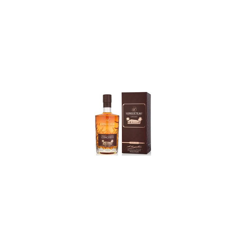 LONGUETEAU - RHUM VIEUX - CONCERTO - 48,4% - 70CL LONGUETEAU - RHUM VIEUX - CONCERTO - 48,4% - 70CL