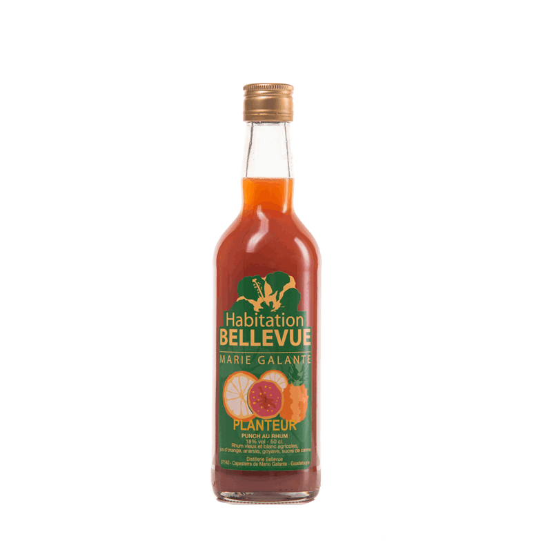 HABITATION BELLEVUE - PUNCH PLANTEUR - 18% - 50CL HABITATION BELLEVUE - PUNCH PLANTEUR - 18% - 50CL