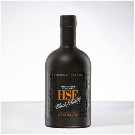 HSE - RHUM VIEUX - BLACK SHERIFF - 40% - 70CL