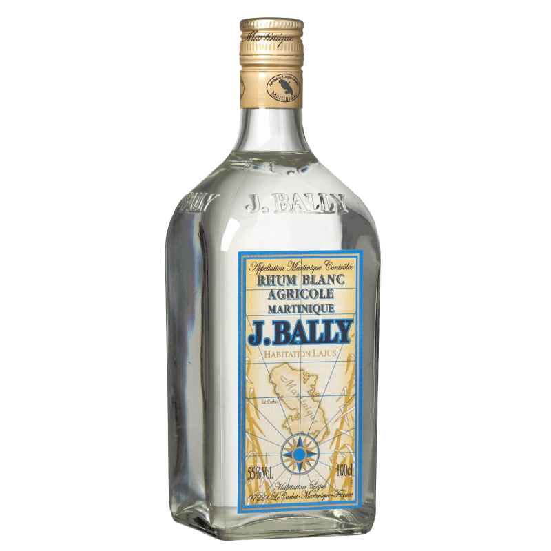 J.BALLY - RHUM BLANC - 55% - 1L J.BALLY - RHUM BLANC - 55% - 1L
