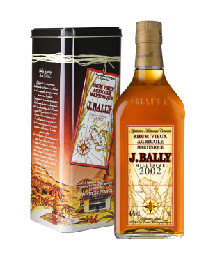J.BALLY - RHUM VIEUX - 2002 - 43% - 70CL