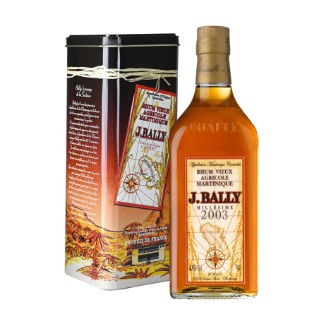J.BALLY - RHUM VIEUX - 2003 - 43% - 70CL