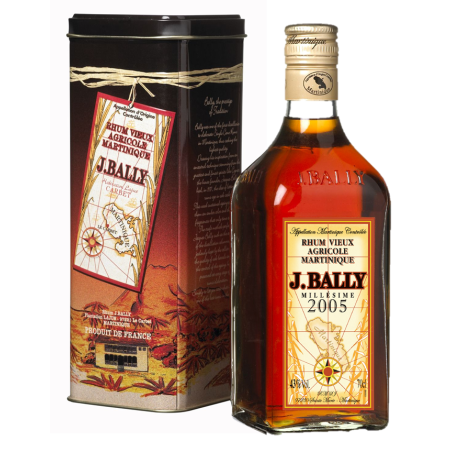 J.BALLY - RHUM VIEUX - 2005 - 43% - 70CL