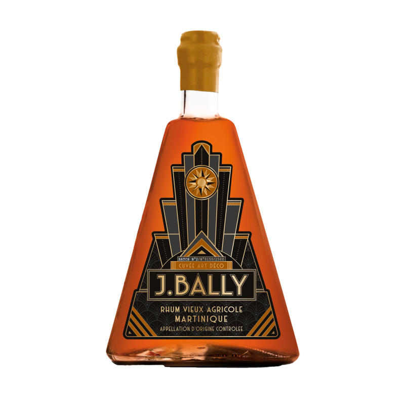 J.BALLY - RHUM VIEUX - ART DECO - BATCH 2 - 42% - 70CL