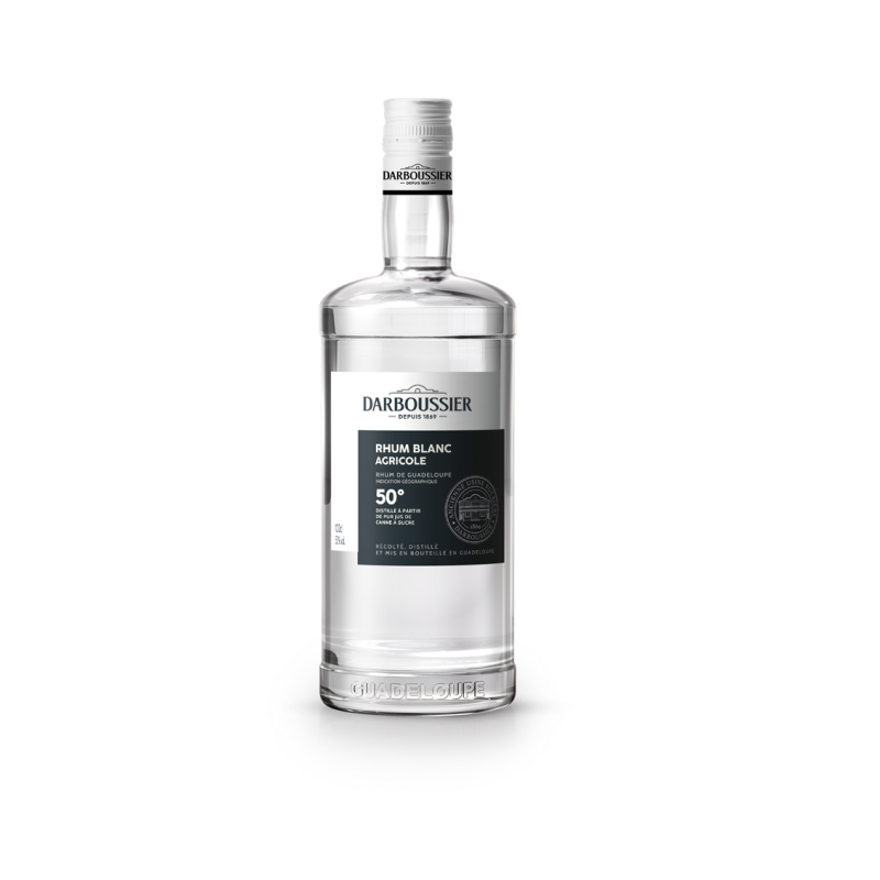 DARBOUSSIER - RHUM BLANC - 50% - 100CL DARBOUSSIER - RHUM BLANC - 50% - 100CL