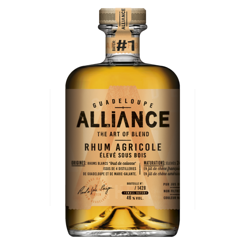ALLIANCE - RHUM AMBRE - 24 MOIS - 46% - 70CL