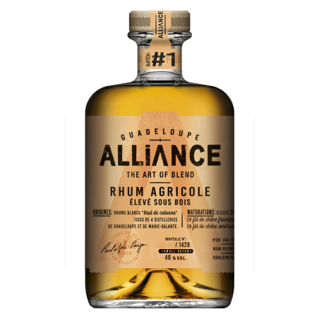 ALLIANCE - RHUM AMBRE - 24 MOIS - 46% - 70CL