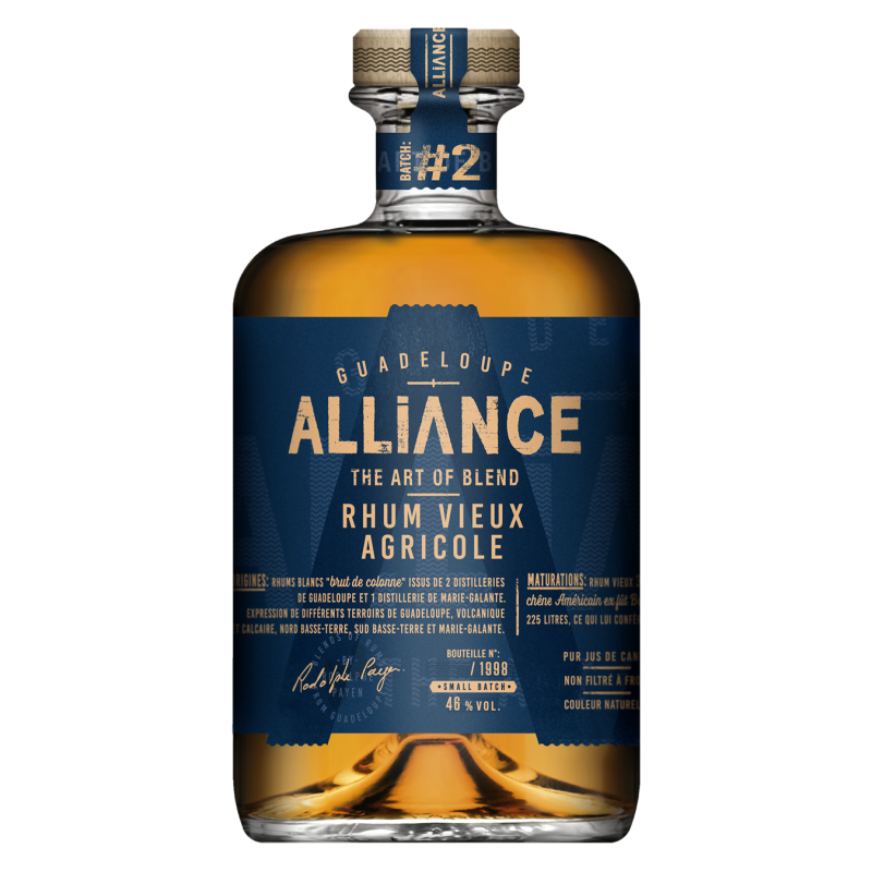 ALLIANCE - RHUM VIEUX - 3 ANS - 46% - 70CL ALLIANCE - RHUM VIEUX - 3 ANS - 46% - 70CL