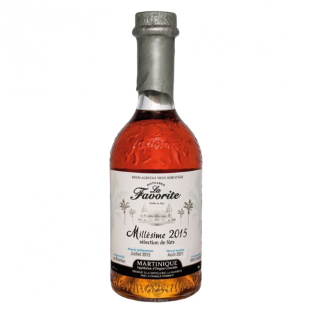 LA FAVORITE - RHUM VIEUX - 2015 - 6 ANS - 46% - 70CL