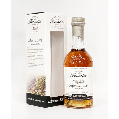 LA FAVORITE - RHUM VIEUX - BRUT DE FUT 2013 - 9 ANS - 48,5% - 70CL