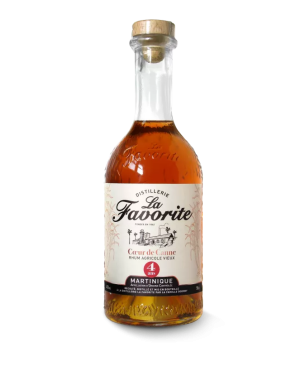 LA FAVORITE - RHUM VIEUX - COEUR DE CANNE - 4 ANS - 42% - 70CL