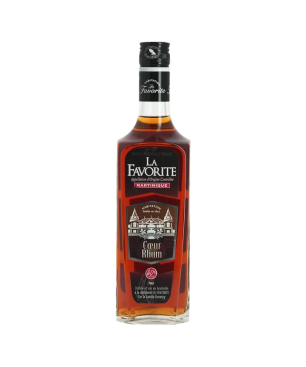 LA FAVORITE - RHUM VIEUX - COEUR DE RHUM - 40% - 70CL