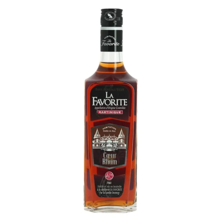 LA FAVORITE - RHUM VIEUX - COEUR DE RHUM - 40% - 70CL