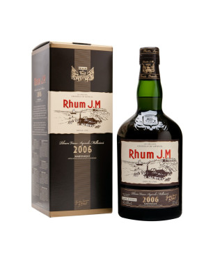 RHUM J.M - RHUM VIEUX - 2006 - 10 ANS - 43,4% - 70CL