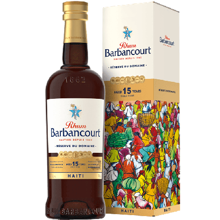 BARBANCOURT - RHUM VIEUX - 15 ANS - 43% - 70CL