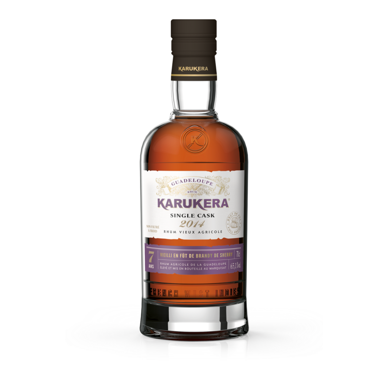 KARUKERA - RHUM VIEUX - SINGLE CASK 2014 - FUT DE BRANDY DE SHERRY - 65,1% - 70CL KARUKERA - RHUM VIEUX - SINGLE CASK 2014 - FUT DE BRANDY DE SHERRY - 65,1% - 70CL