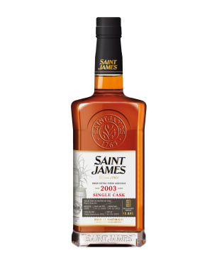 SAINT JAMES - RHUM VIEUX - SINGLE CASK - 2003 - 42,3% - 70CL