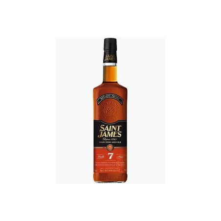 SAINT JAMES - RHUM VIEUX - 7 ANS - 43% - 70CL