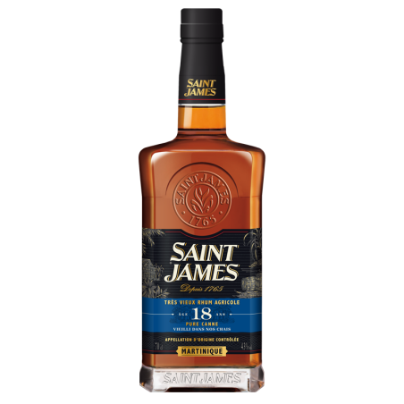 SAINT JAMES - RHUM VIEUX - 18 ANS - 43% - 70CL