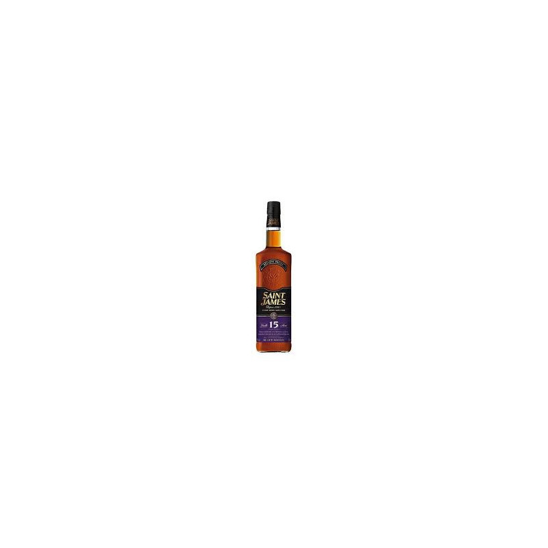 SAINT JAMES - RHUM VIEUX - 15 ANS - 43% - 70CL SAINT JAMES - RHUM VIEUX - 15 ANS - 43% - 70CL