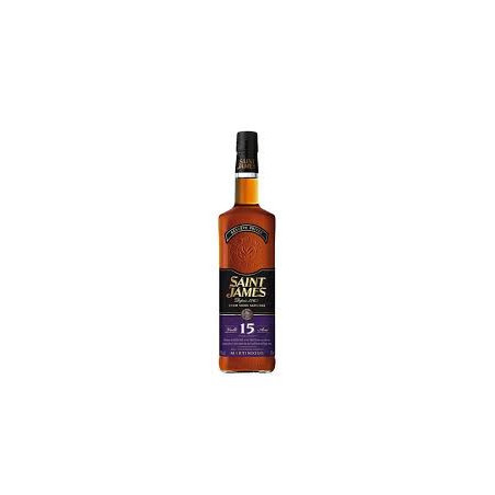 SAINT JAMES - RHUM VIEUX - 15 ANS - 43% - 70CL