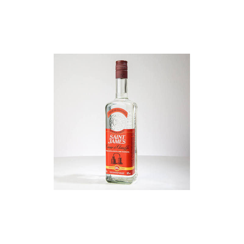 SAINT JAMES - RHUM BLANC - COEUR DE CHAUFFE - 60% - 70CL SAINT JAMES - RHUM BLANC - COEUR DE CHAUFFE - 60% - 70CL