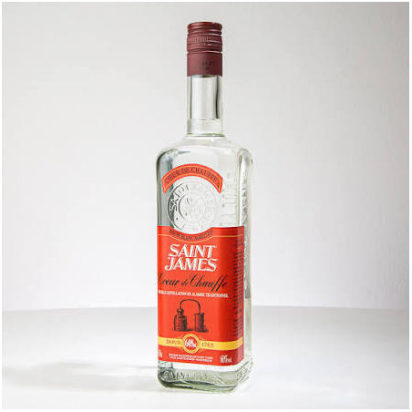 SAINT JAMES - RHUM BLANC - COEUR DE CHAUFFE - 60% - 70CL