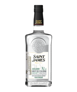 SAINT JAMES - RHUM BLANC - BIO - BRUT DE COLONNE - 2020 - 74,2% - 70CL