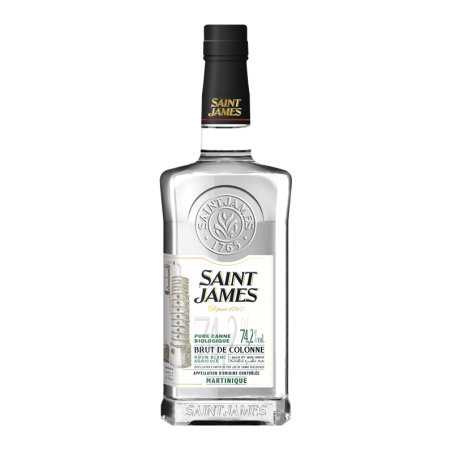 SAINT JAMES - RHUM BLANC - BIO - BRUT DE COLONNE - 2020 - 74,2% - 70CL