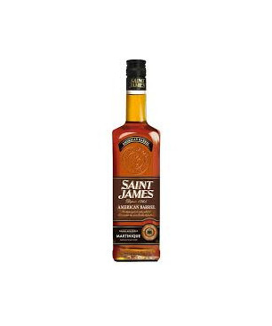 SAINT JAMES - RHUM AMBRE - AMERICAN BARREL - 40% - 70CL