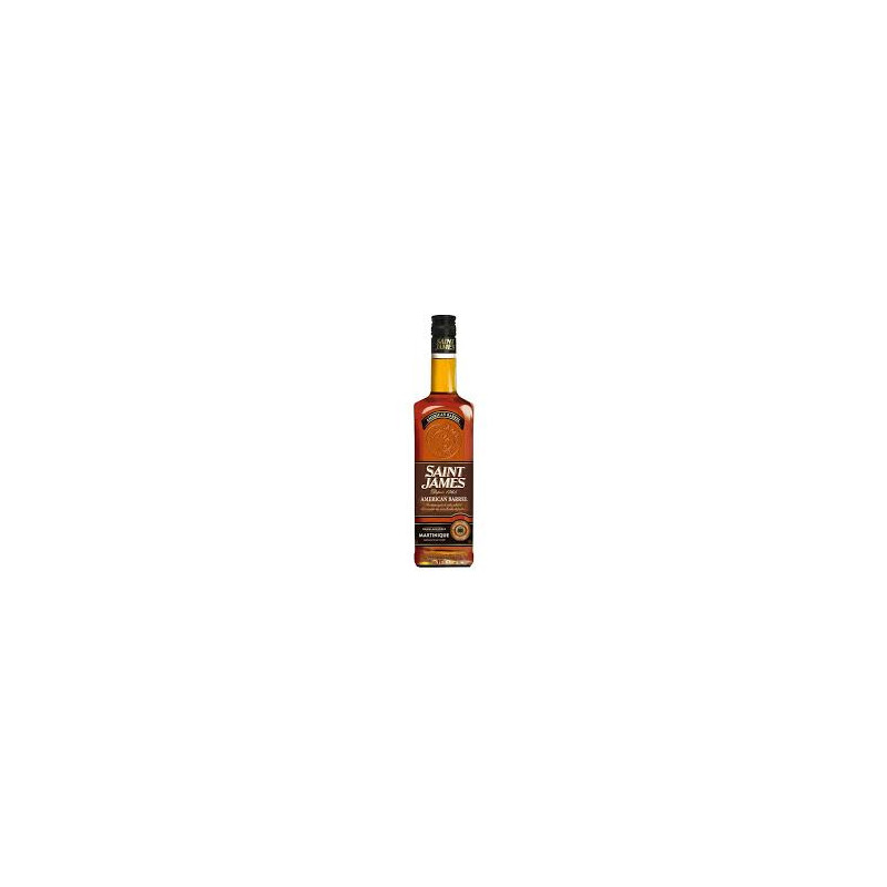 SAINT JAMES - RHUM AMBRE - AMERICAN BARREL - 40% - 70CL SAINT JAMES - RHUM AMBRE - AMERICAN BARREL - 40% - 70CL