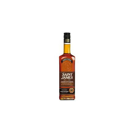 SAINT JAMES - RHUM AMBRE - AMERICAN BARREL - 40% - 70CL