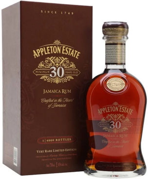 APPLETON ESTATE - RHUM VIEUX - 30 ANS - 45% - 75CL