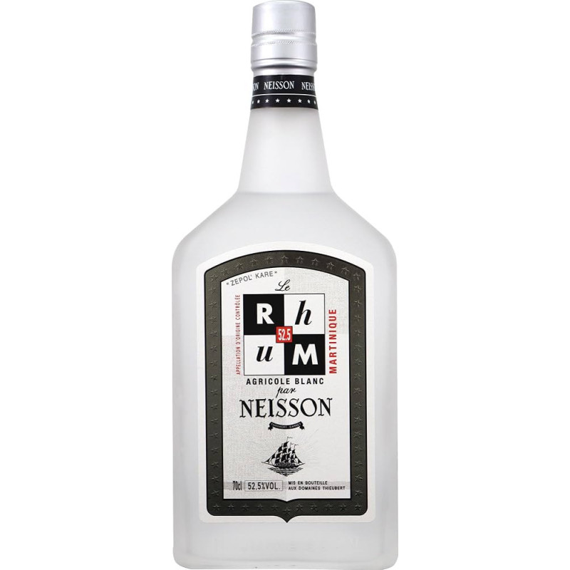 NEISSON - RHUM BLANC - LE RHUM PAR NEISSON - 52,5% - 70CL NEISSON - RHUM BLANC - LE RHUM PAR NEISSON - 52,5% - 70CL