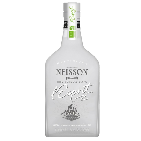 NEISSON - RHUM BLANC - L'ESPRIT BIO - 70% - 70CL