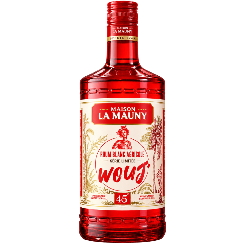 LA MAUNY - RHUM BLANC - WOUJ - 45% - 70CL LA MAUNY - RHUM BLANC - WOUJ - 45% - 70CL