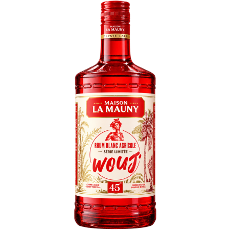 LA MAUNY - RHUM BLANC - WOUJ - 45% - 70CL