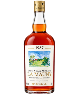 LA MAUNY - RHUM VIEUX - 1987 - 43% - 70CL